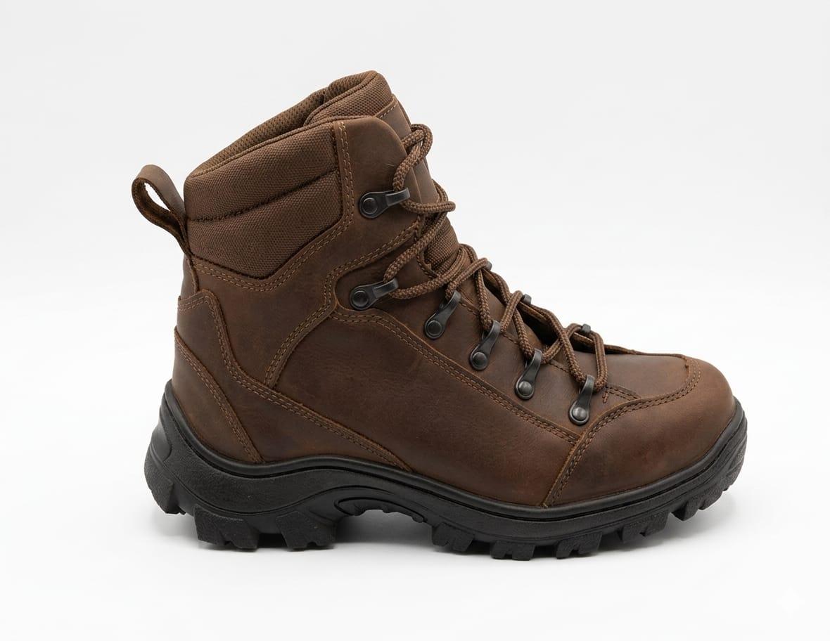 Bota Coturno Masculina Marrom – Estilo, Resistência e Conforto