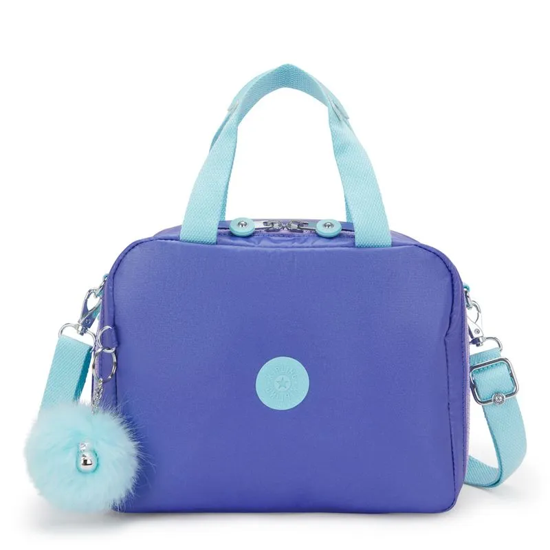 Lancheira Kipling Alyn Lilac Mist – Leve, Fofa e Super Estilosa! 💜❄️