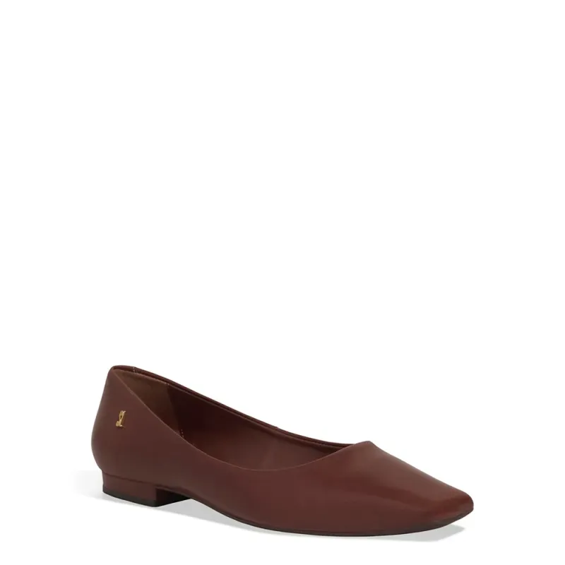 Sapatilha Couro Confort Bico Quadrado