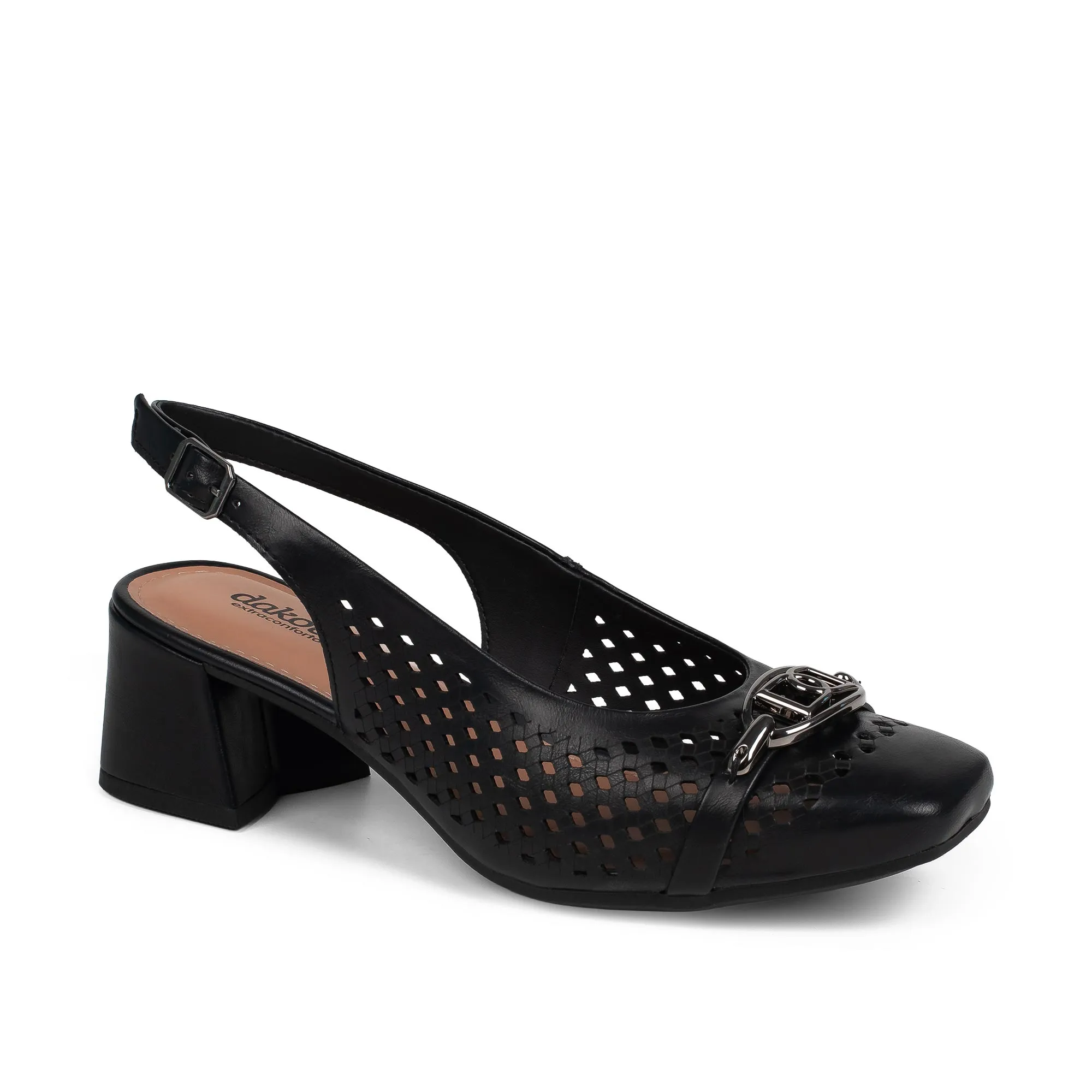 Sapato Dakota de Salto Bloco D0082