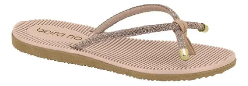 Chinelo Beira Rio Tira de Brilho 8395.227