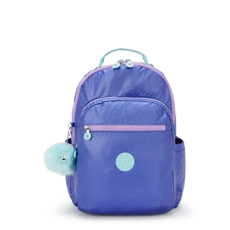 Mochila Kipling Seoul Lilac Dream 💜✨ – Cor vibrante e muito estilo!