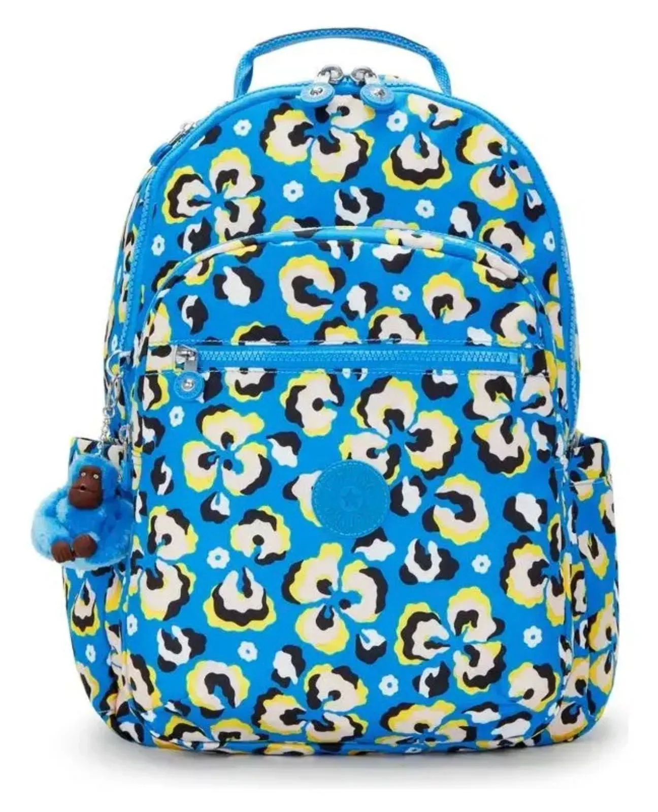Mochila Kipling Seoul Estampada Leopard I4851 Original Feminina