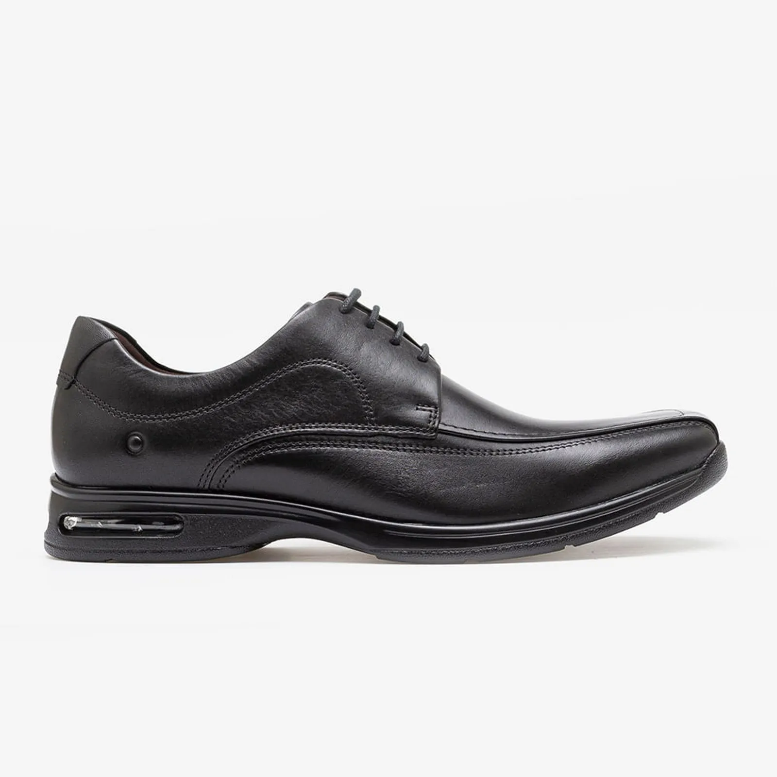 Sapato Smart Comfort Air Spot Preto Cadarço 448026