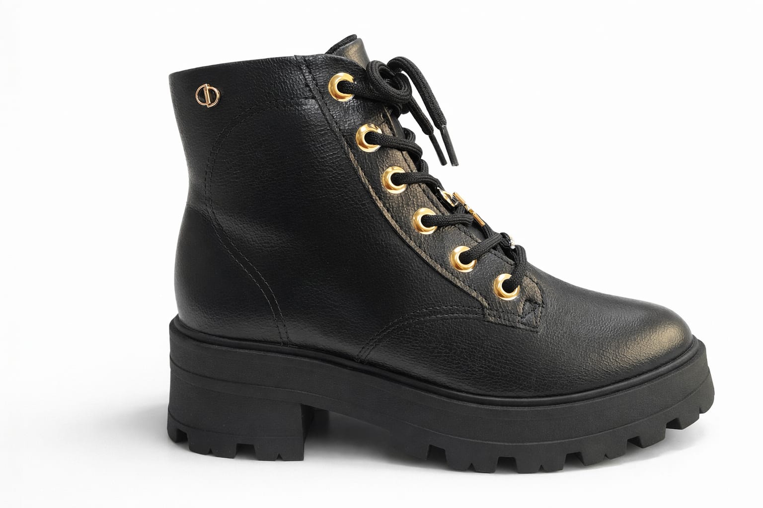 Bota Coturno Dakota Tratorada Preta D2562
