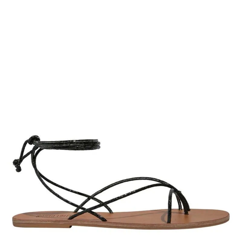 Rasteira Metalizada Amarração